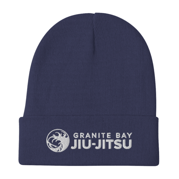 Knit Beanie Navy Front 61B409089A5F8