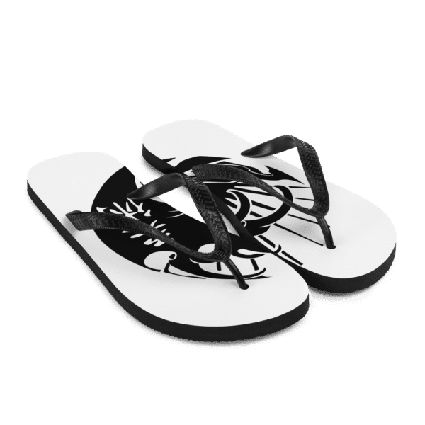 Sublimation Flip Flops White Front Right 61B3Ed0838391