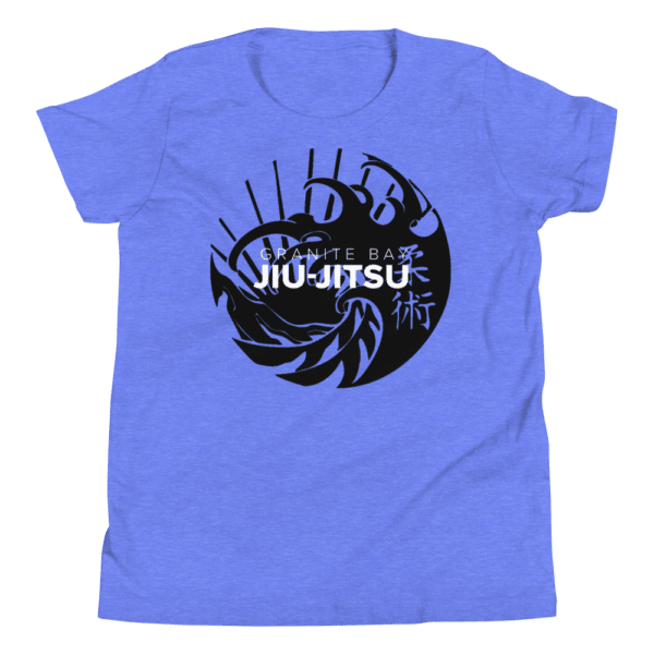 Youth Staple Tee Heather Columbia Blue Front 63C5D7Aa56D75