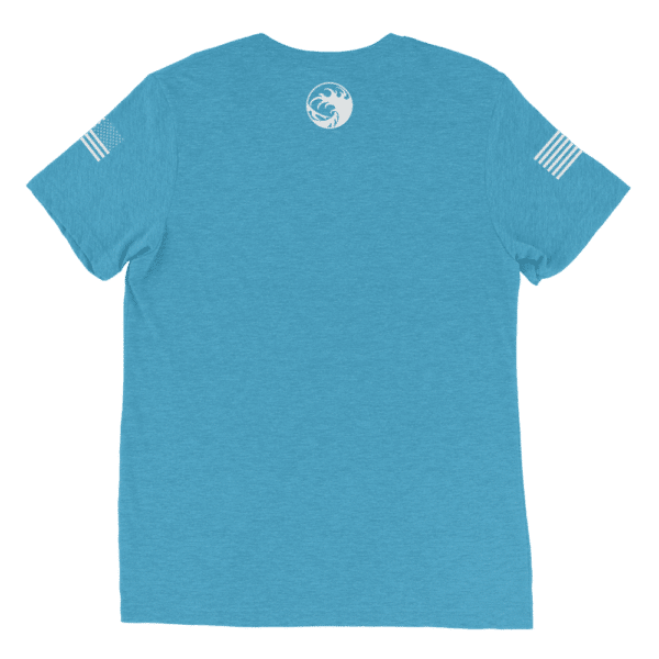 Unisex Tri Blend T Shirt Aqua Triblend Back 64Fb797B16B57