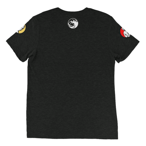 Unisex Tri Blend T Shirt Charcoal Black Triblend Back 64F18Ef922B55