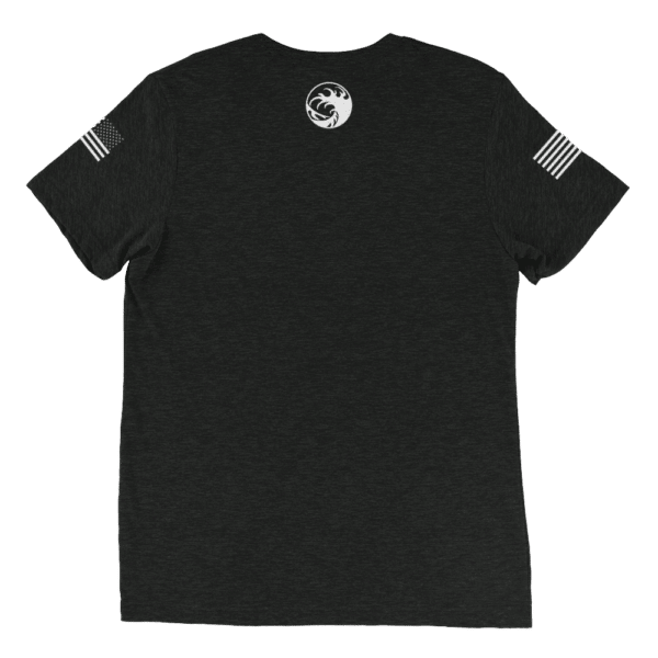 Unisex Tri Blend T Shirt Charcoal Black Triblend Back 64Fb797Aefc66