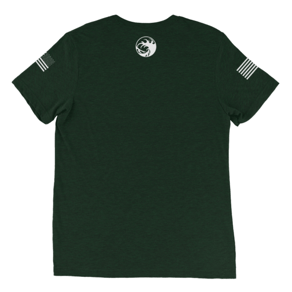 Unisex Tri Blend T Shirt Emerald Triblend Back 64Fb797Af09Bf