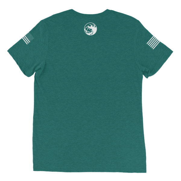 Unisex Tri Blend T Shirt Teal Triblend Back 64Fb797B0A8Ee