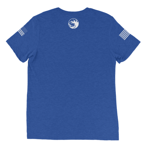 Unisex Tri Blend T Shirt True Royal Triblend Back 64Fb797Af3D65